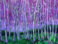&quot;Birchtrees in spring&quot;